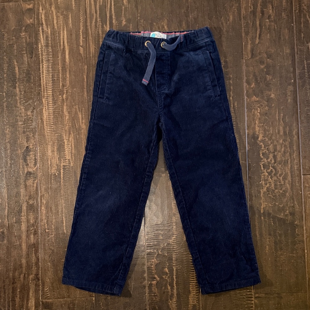 Mini Boden Navy Blue Corduroy Pants